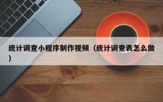 盘锦统计调查小程序制作视频（统计调查表怎么做）