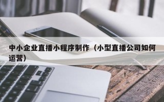 盘锦中小企业直播小程序制作（小型直播公司如何运营）
